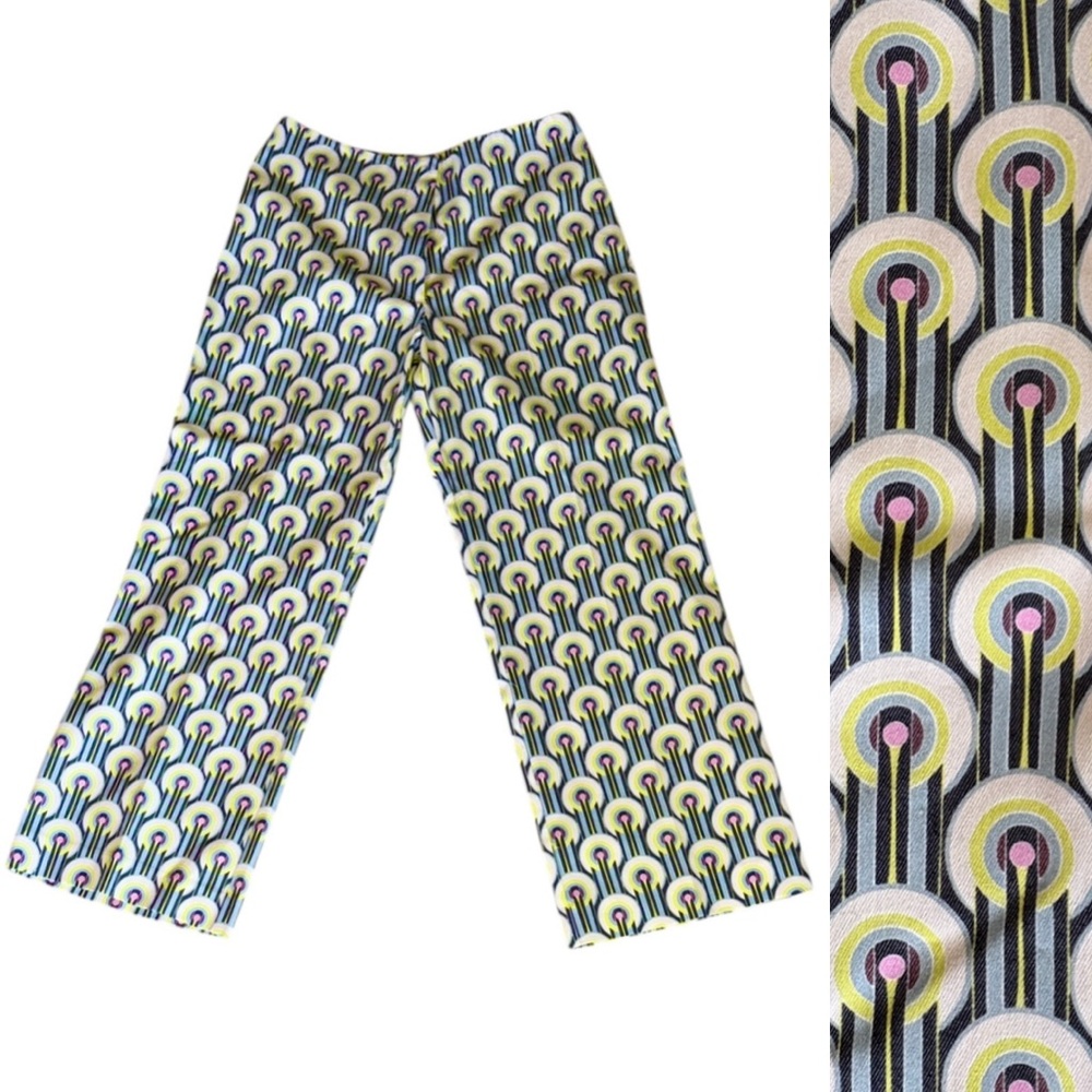 LN Estelle & Finn Geometric Print Cropped Pants - 4